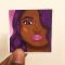 purple, drawing, sticker, art, black art