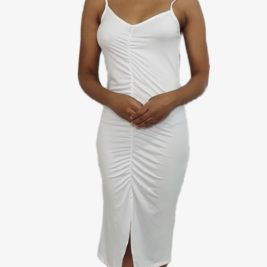 All white dress. Perfect for a casual day. Summer Ready