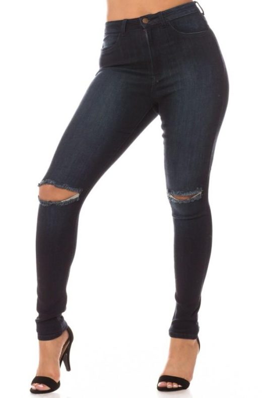 High Rise Jeans - Glamour Wear LLC