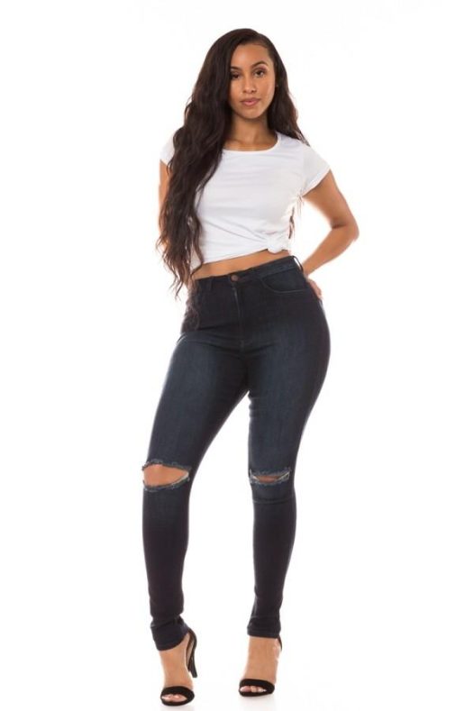 High Rise Jeans - Glamour Wear LLC