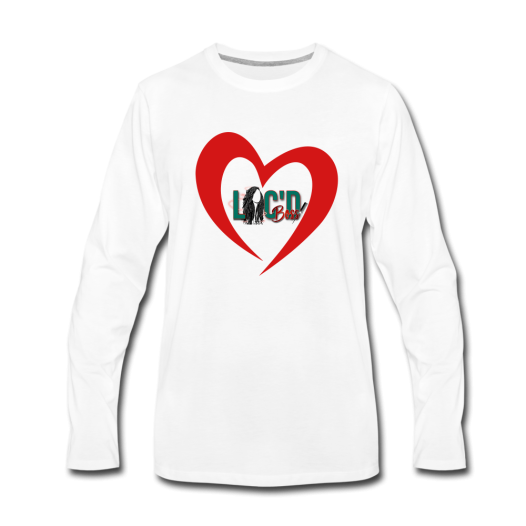 Love Locs Long Sleeve T-Shirt - white