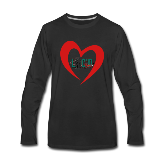 Love Locs Long Sleeve T-Shirt - black