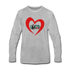 Love Locs Long Sleeve T-Shirt - heather gray