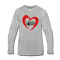 Love Locs Long Sleeve T-Shirt - heather gray