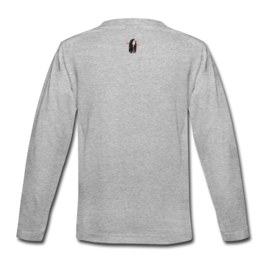 Kids' Love Locs Long Sleeve T-Shirt - heather gray