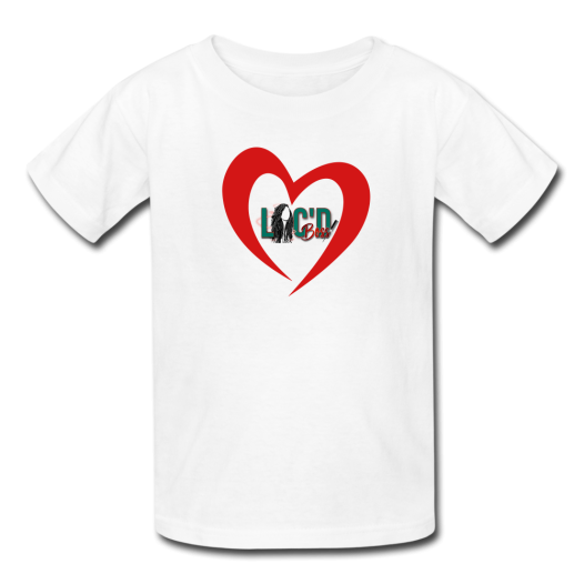 Kids' Love Locs T-Shirt - white