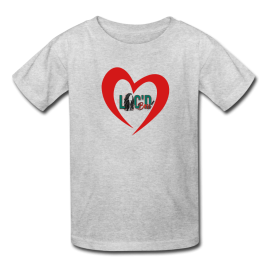 Kids' Love Locs T-Shirt - heather gray