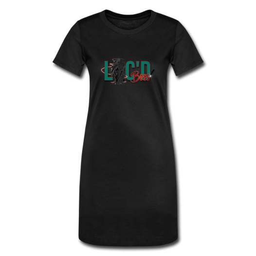 Women's T-Shirt Dress - black