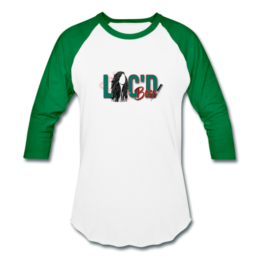 Baseball T-Shirt - white/kelly green