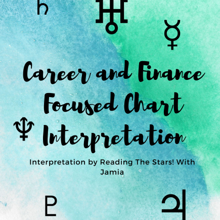 Career and Finance Focused Natal Chart Interpretation