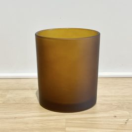 Amber Candle Jar