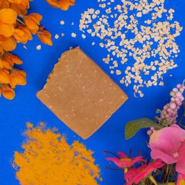 Dancing Zaboca oatmeal and turmeric soap bar great for sensitive skin