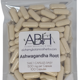 Ashwagandha Root Powder Capsules Supplements, No fillers Capsules