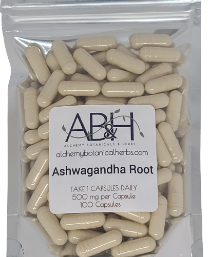 Ashwagandha Root Powder Capsules Supplements, No fillers Capsules