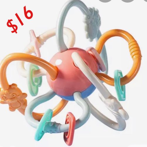 Baby Rattle & Teething Ring